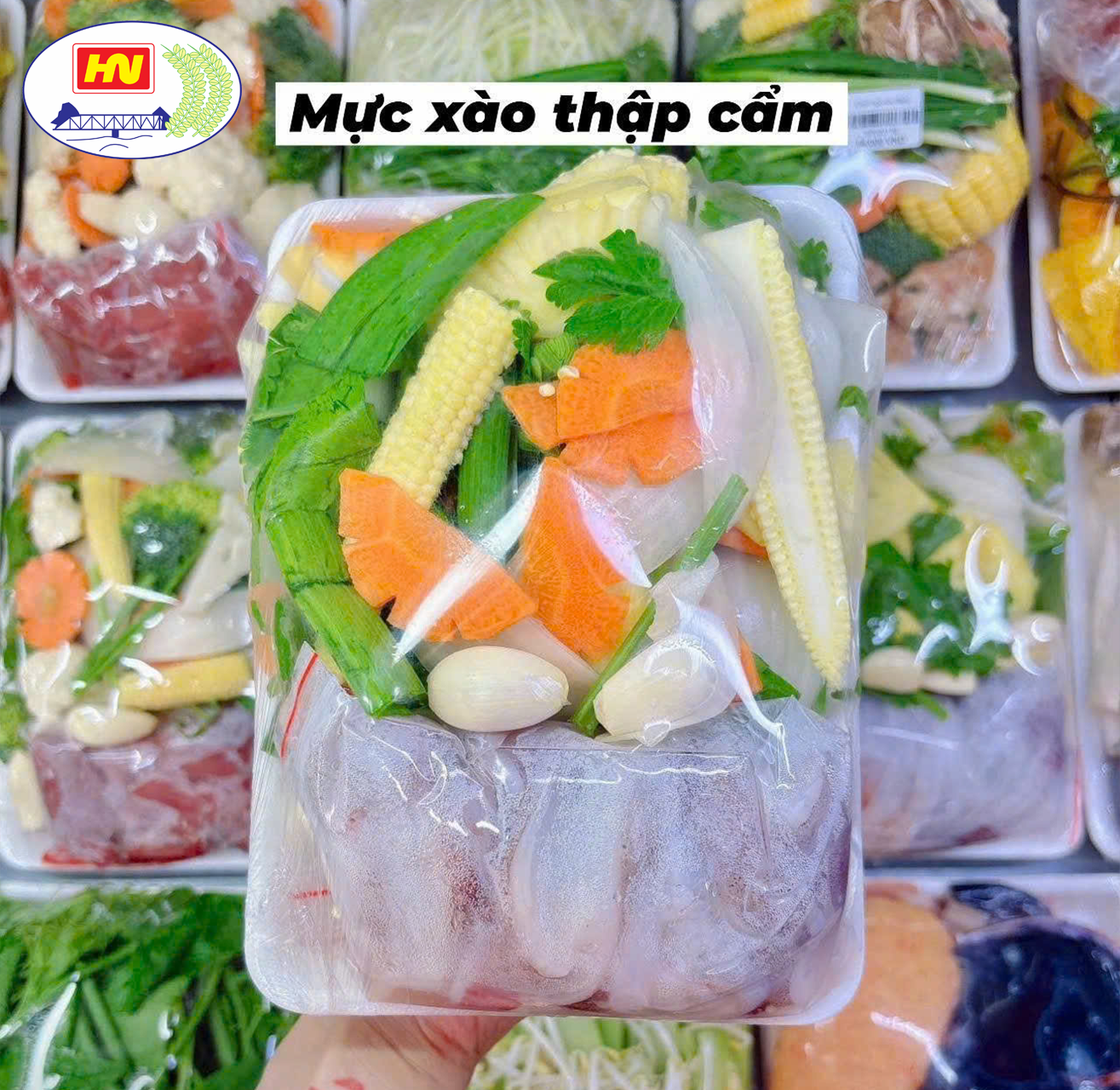 Mực xào thập cẩm