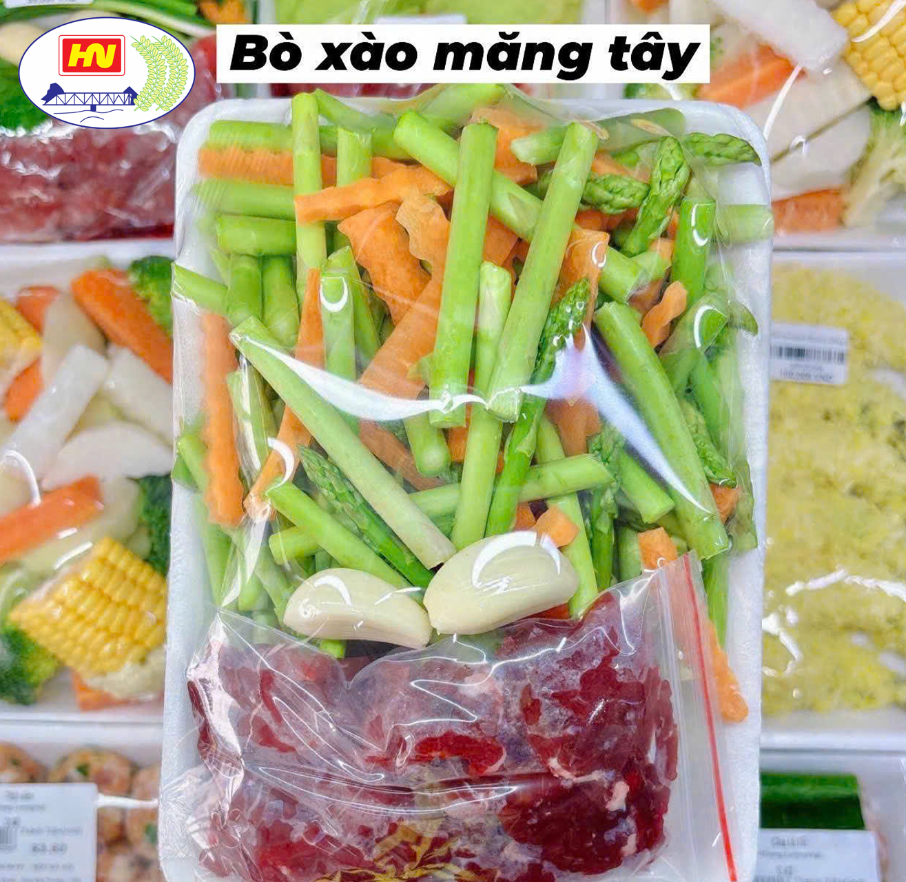 Bò xào măng tây