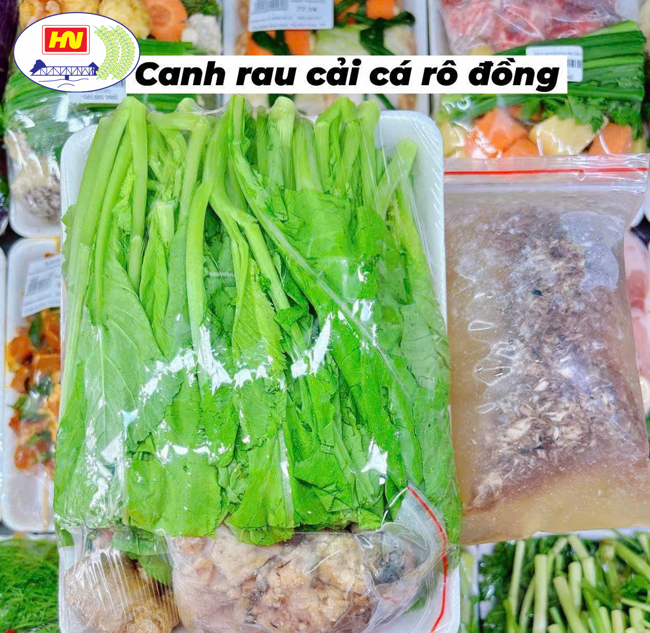 Canh rau cải cá rô