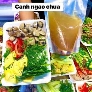 Canh ngao chua
