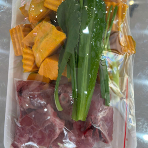 Canh sườn bí xanh