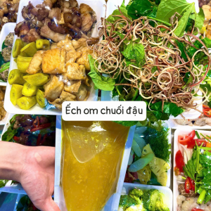 Ếch om chuối đậu