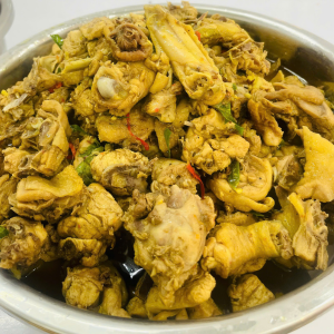 Gà nấu sáo gừng 