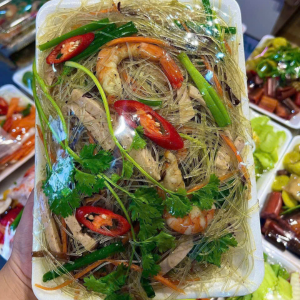 Miến hấp hải sản