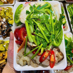 Tôm xào thập cẩm 